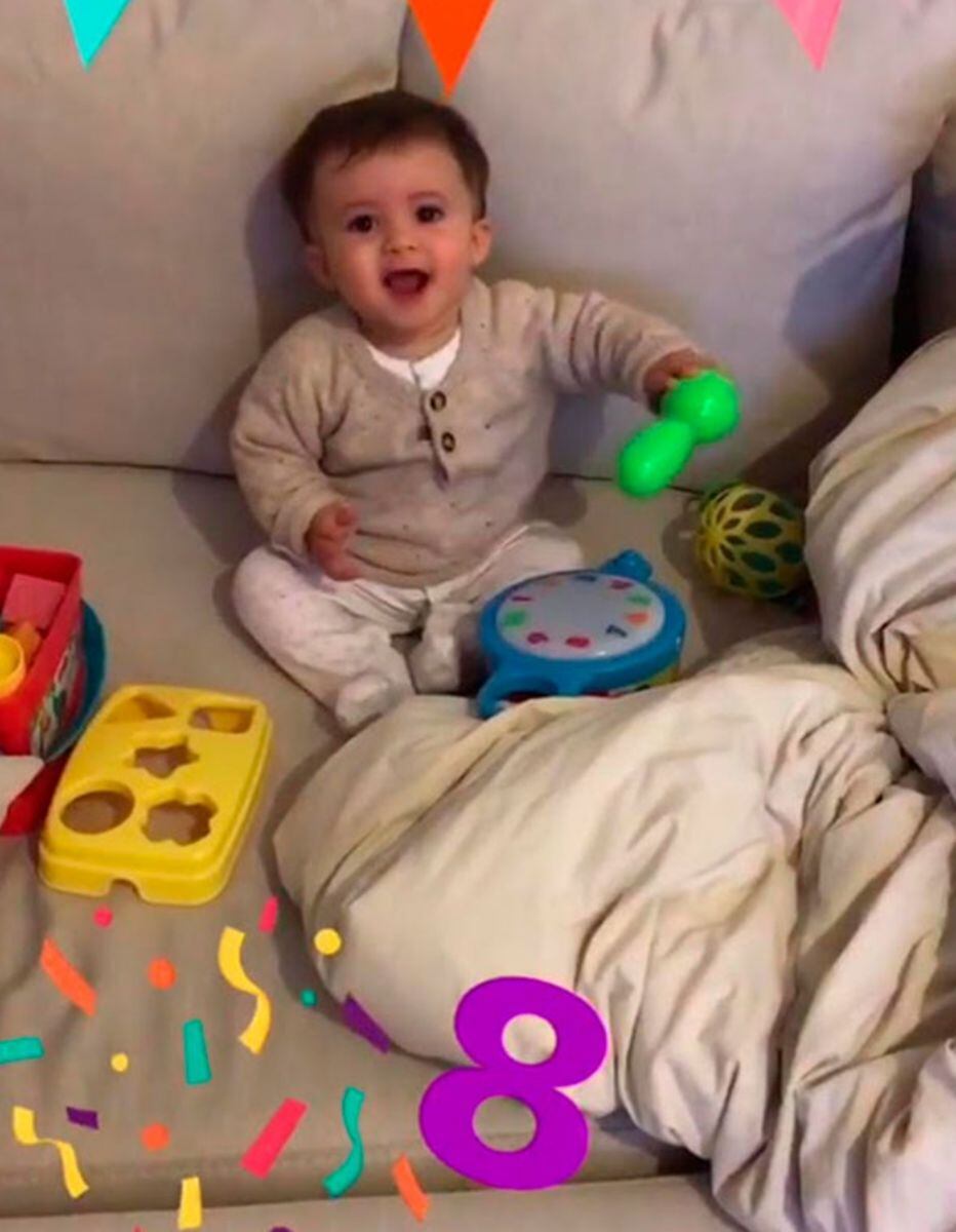 Zuria Vega celebra los felices 8 meses de Lúa