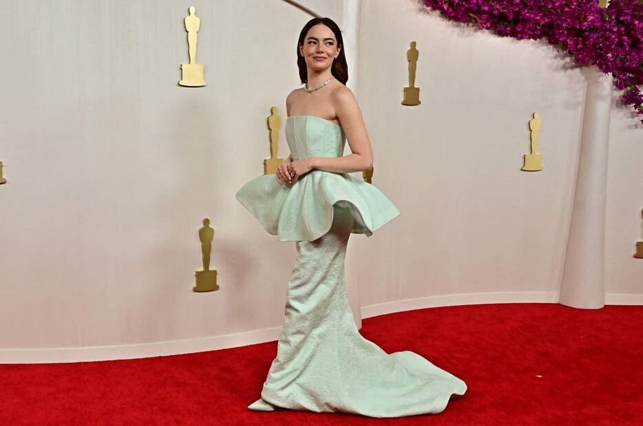 Emma Stone en los premios Oscar 2024 / AFP