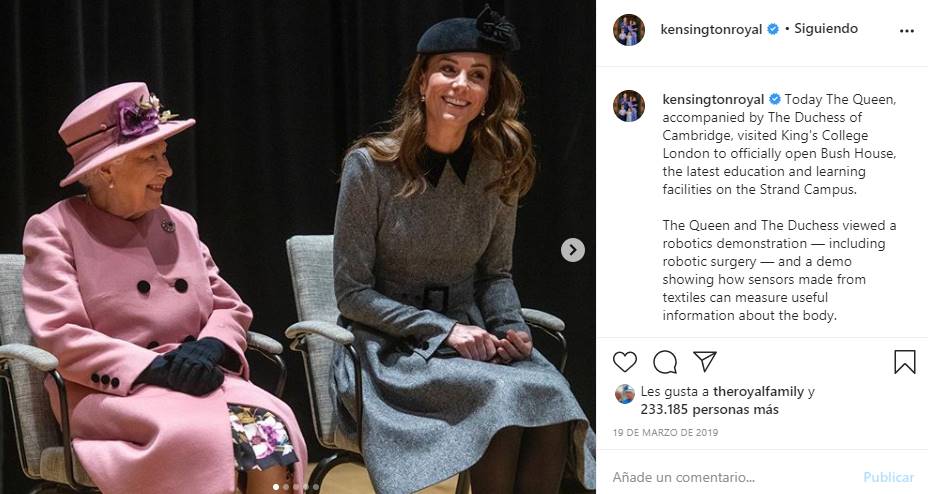 La reina Isabel II sale de confinamiento y posiciona al príncipe William