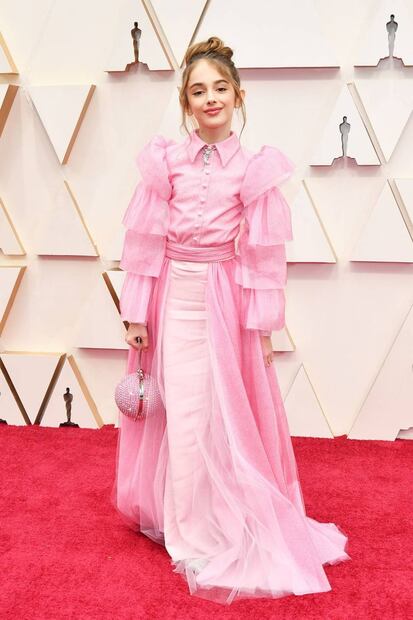 La actriz Julia Butters llevó un sandwich de pavo a la gala del Oscar