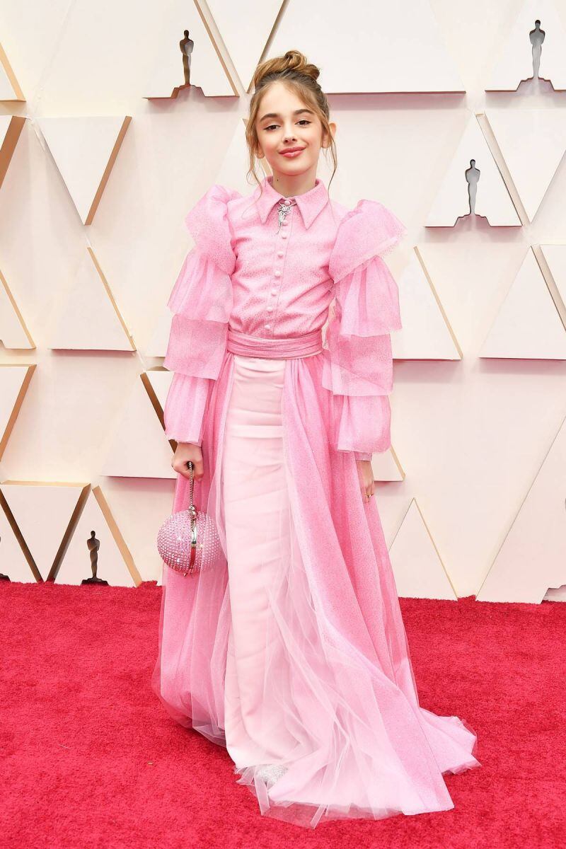 La actriz Julia Butters llevó un sandwich de pavo a la gala del Oscar