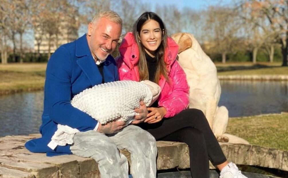 Blu Jerusalema, hija de Gianluca Vacchi y Sharon Fonseca, da positivo a Covid-19