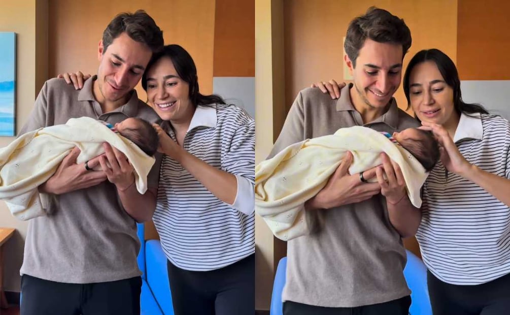 Andrés Zurita conoció a su sobrina Renée / Foto: Instagram @andymtzurita