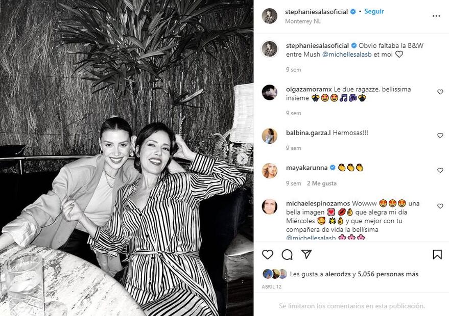 Stephanie Salas se reencuentra con Mariana Yazbek, exnovia de Luis Miguel