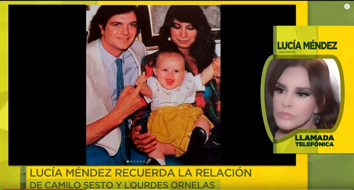 Lucía Méndez revela fuertes conflictos entre Camilo Sesto y Lourdes Ornellas por su hijo