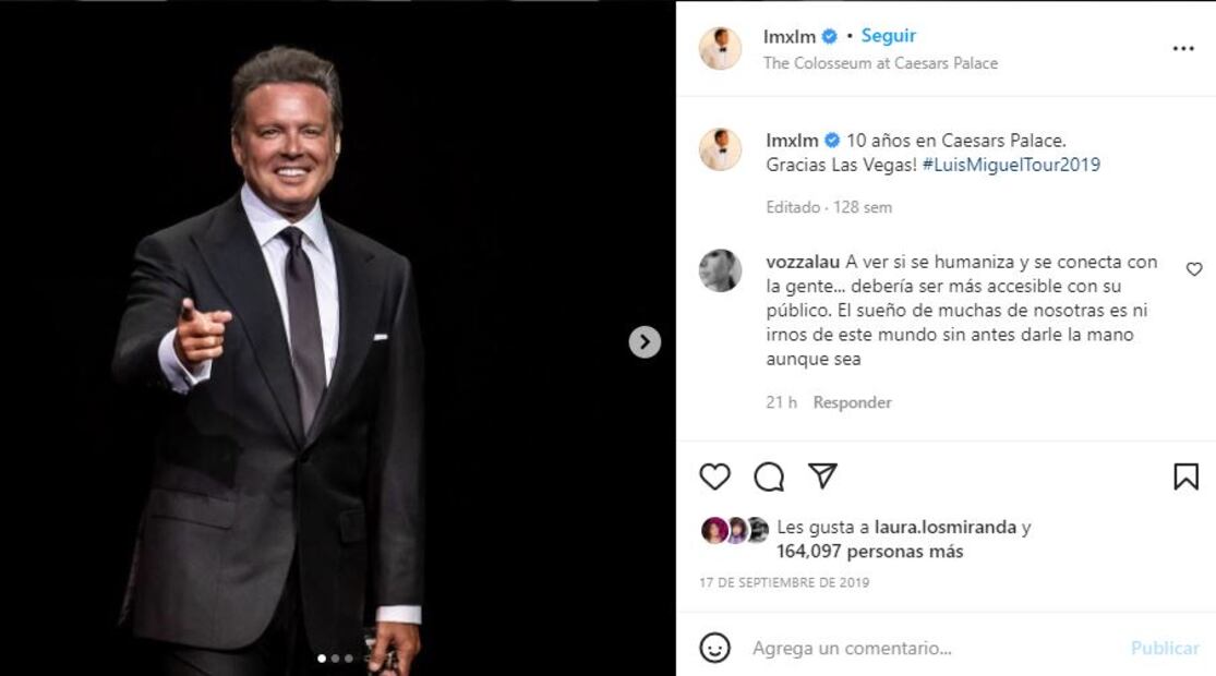 Luis Miguel bate récord millonario