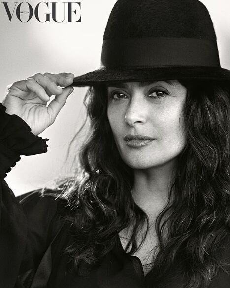 Salma Hayek agradece a Meghan Markle por incluirla en su edición de Vogue