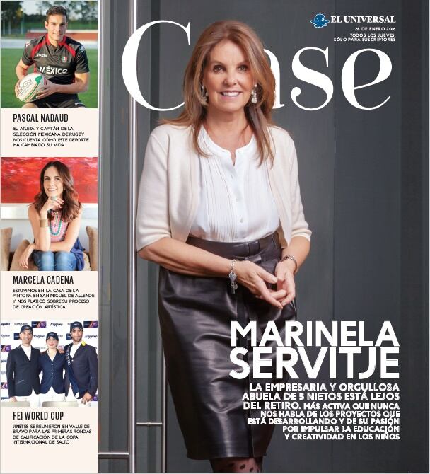EN PORTADA: Entrevista con Marinela Servitje