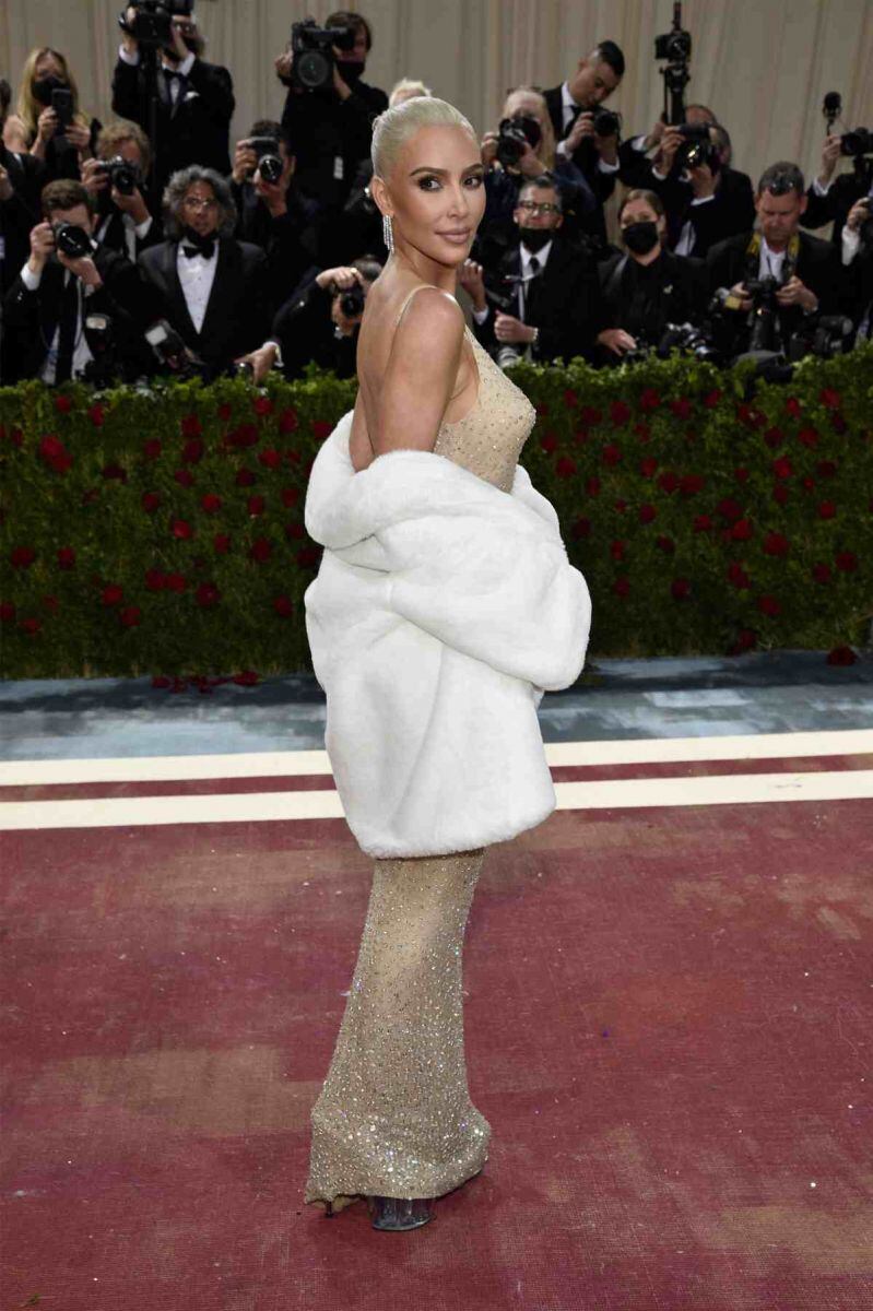 Kim Kardashian emula a Marilyn Monroe para el MET Gala 2022 