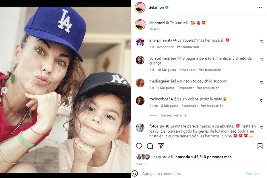 Bárbara Mori dedica mensaje a su hijo Sergio Mayer y le recuerdan la pensión de Mila