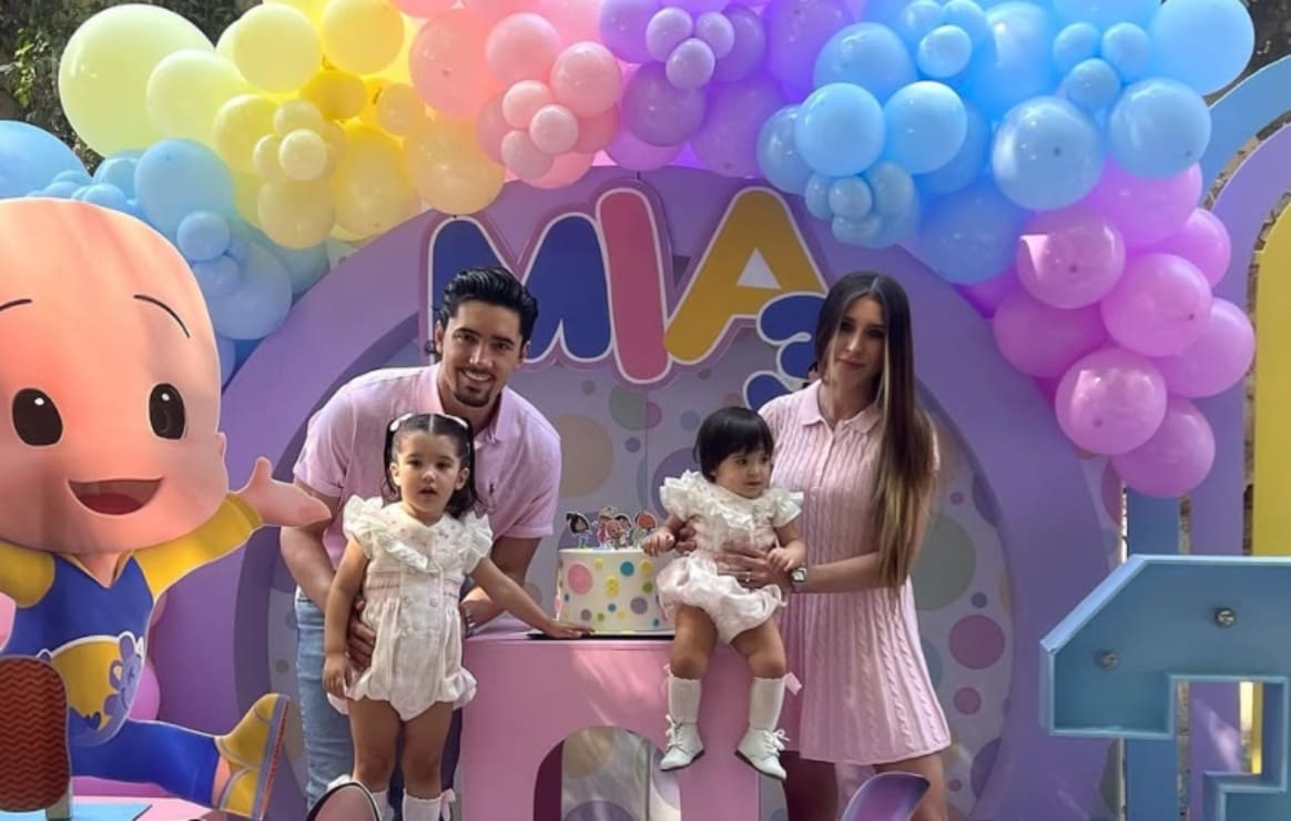 Mía, hija de Alex Fernández y Alexia Hernández, celebra sus 3 años con fiesta familiar