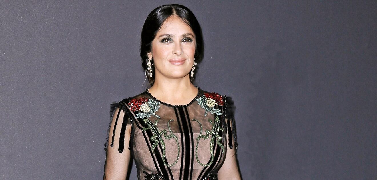<p>Salma Hayek canta “Sabor a mí” con mariachi. <strong>(Fotos: Reuters) &nbsp;</strong></p>
