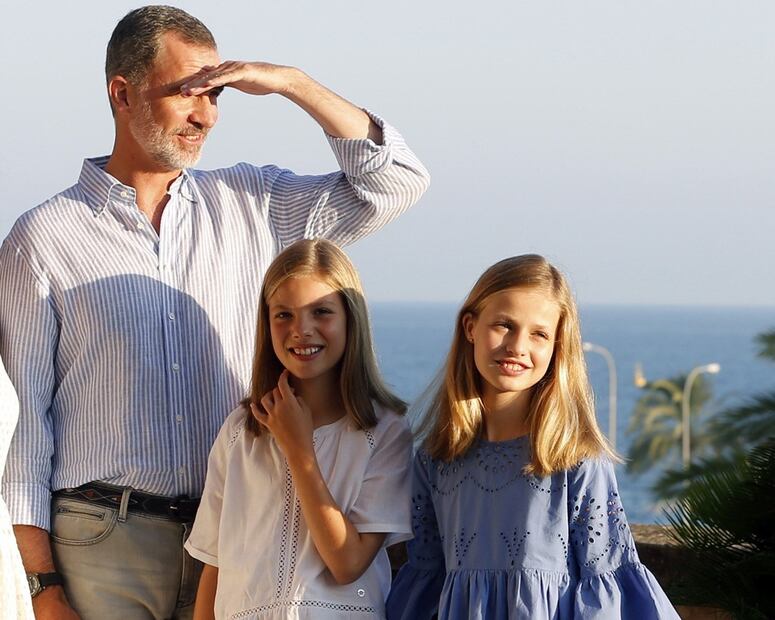 Las fotos familiares de los reyes de España en sus vacaciones en Mallorca