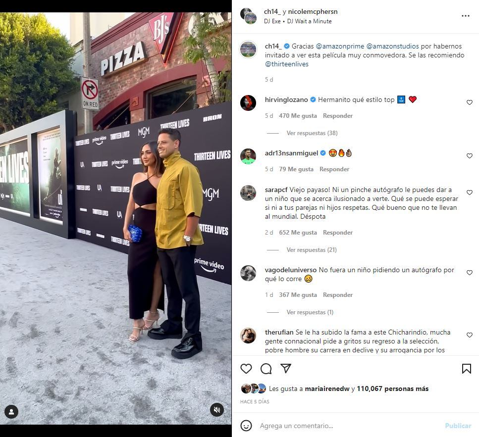 Novia de 'Chicharito' Hernández levanta la voz tras escándalo: "es tan repudiable"