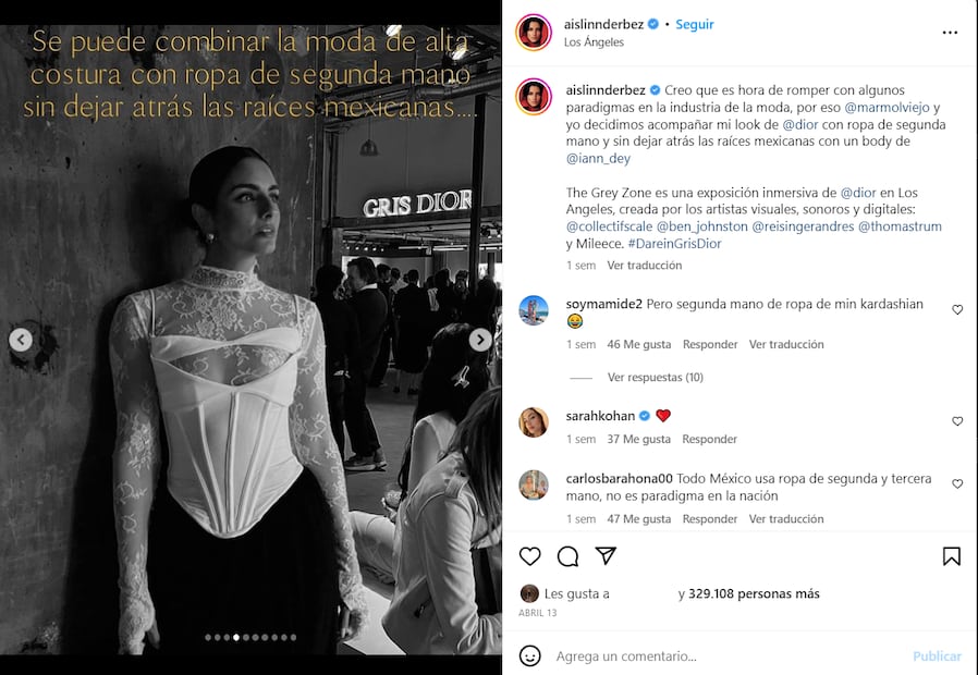 Aislinn Derbez considera crear una marca de ropa ecológica para empoderar a las mujeres