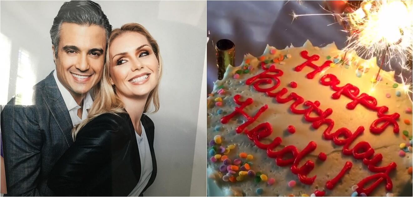 <p>Jaime Camil no pudo resistirse a felicitar a su amada esposa de la manera más romántica.&nbsp;<strong>(Fotos: Instagram, El Universal)</strong></p>
