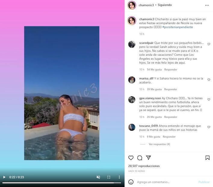 Javier “Chicharito” Hernández pasó este fin de año con su nueva novia