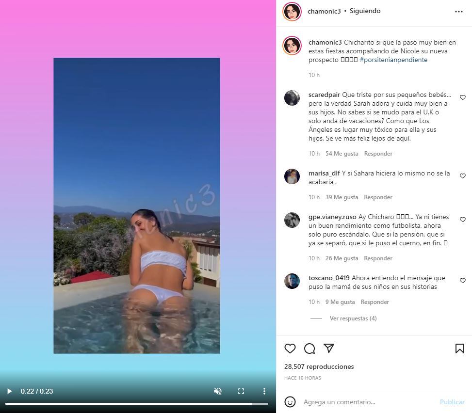 Javier “Chicharito” Hernández pasó este fin de año con su nueva novia