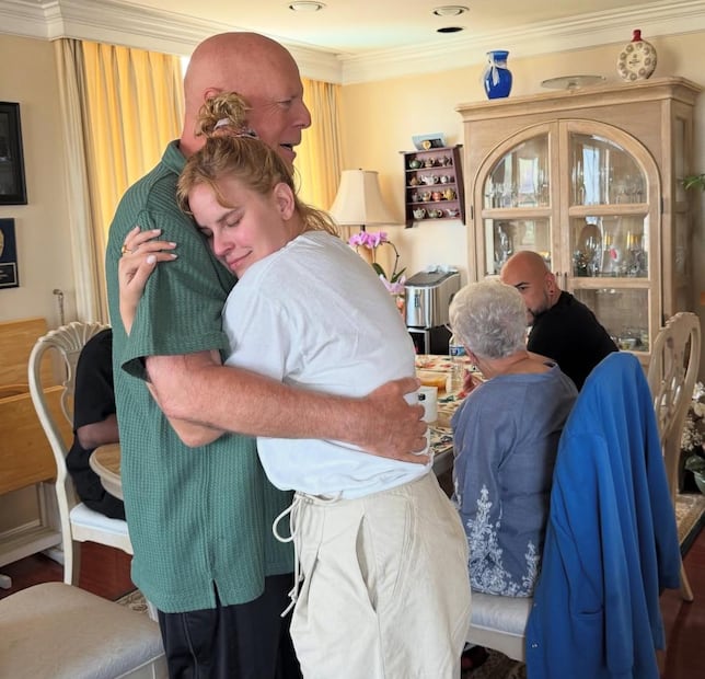 Bruce Willis y su hija Tellulah / Foto: Instagram