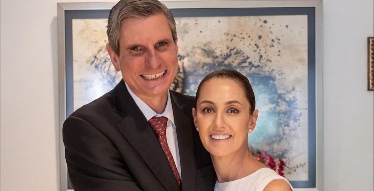 Claudia Sheinbaum y Jesús María Tarriba Unger/Instagram.