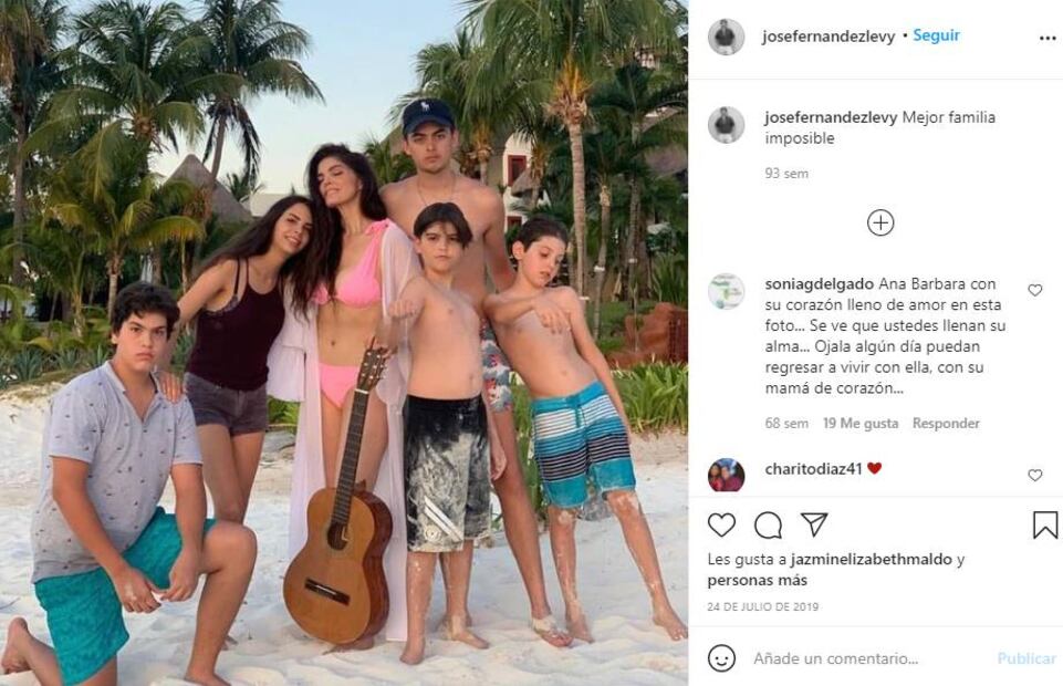 José Emilio, hijo de Mariana Levy, hizo llorar a Ana Bárbara con sentido mensaje el Día de las Madres