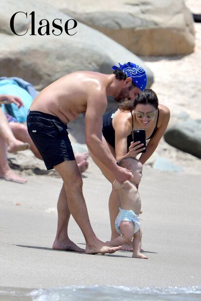 Eva Longoria y Pepe Bastón escapada a St. Barths con Santi 