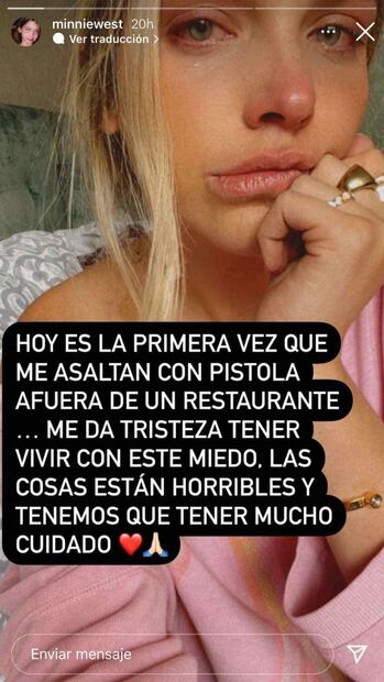 Asaltan a Minnie West, hija de Amparo Serrano, creadora de Distroller