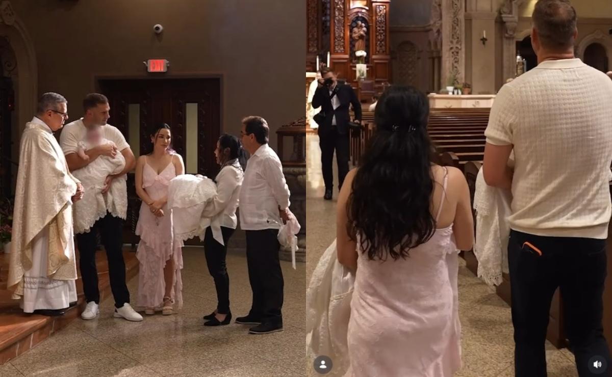 Lewis Howes y Martha Higareda junto a sus mellizas / Foto: Instagram