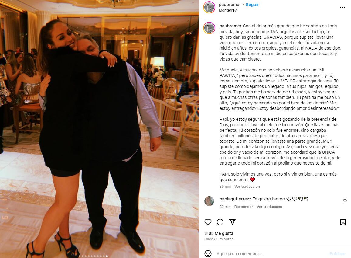 Pau y Carlos Bremer/Instagram