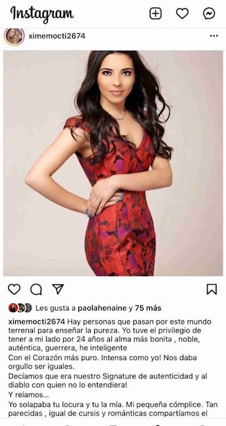 Tía de Natasha Moctezuma le dedica conmovedor texto tras su muerte a los 24 años