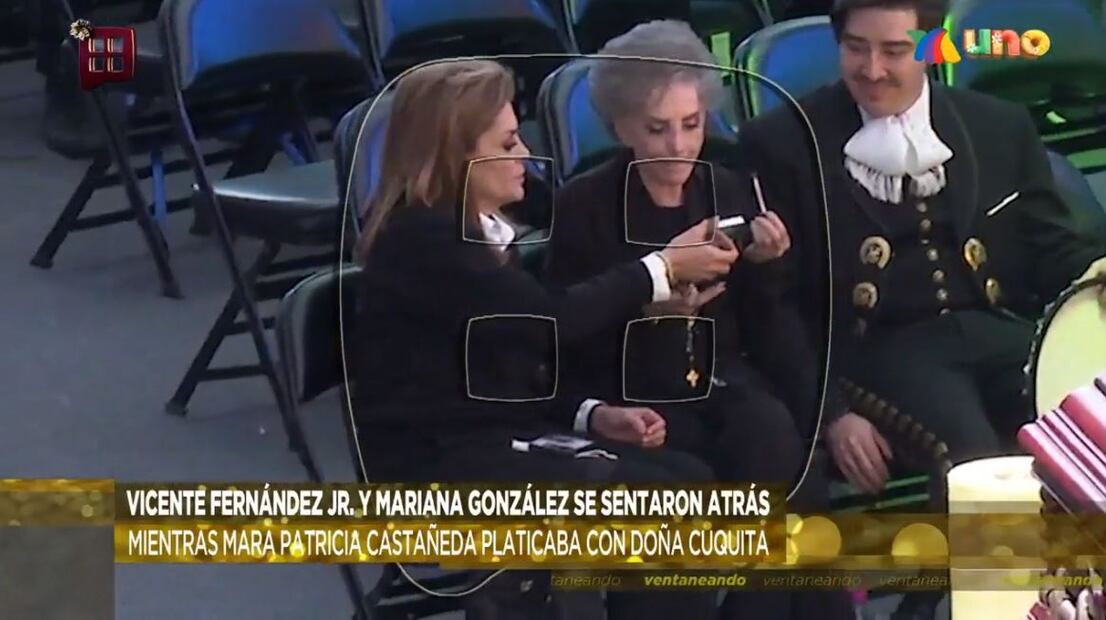 Cuquita Abarca ¿ignoró a Mariana González, novia de Vicente Fernández Jr. y prefirió a Mara Patricia Castañeda?