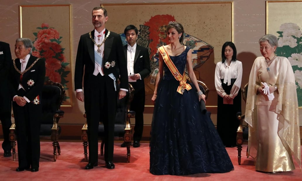 La visita de los reyes de España a Japón