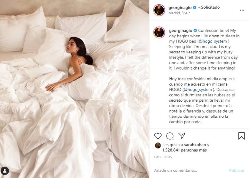 La foto más sensual de Georgina Rodríguez, pareja de Cristiano Ronaldo