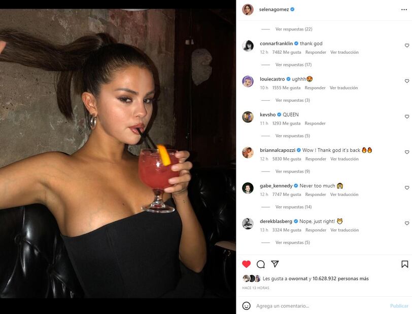 Selena Gomez publica foto que "tal vez es demasiado" pero que refleja su amor propio 