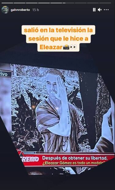 Eleazar Gómez presume proyecto luego de salir de prisión