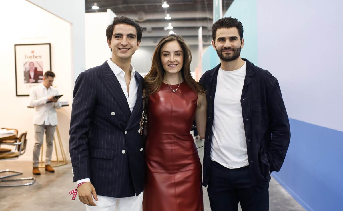 David Samra, Andrea Selmen e Iván Haddad / Foto: Esteban Torreblanca