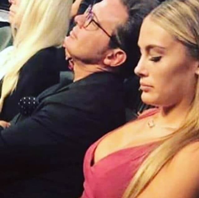 Luis Miguel y Mollie Gould juntos en la pelea de Saúl “Canelo” Álvarez