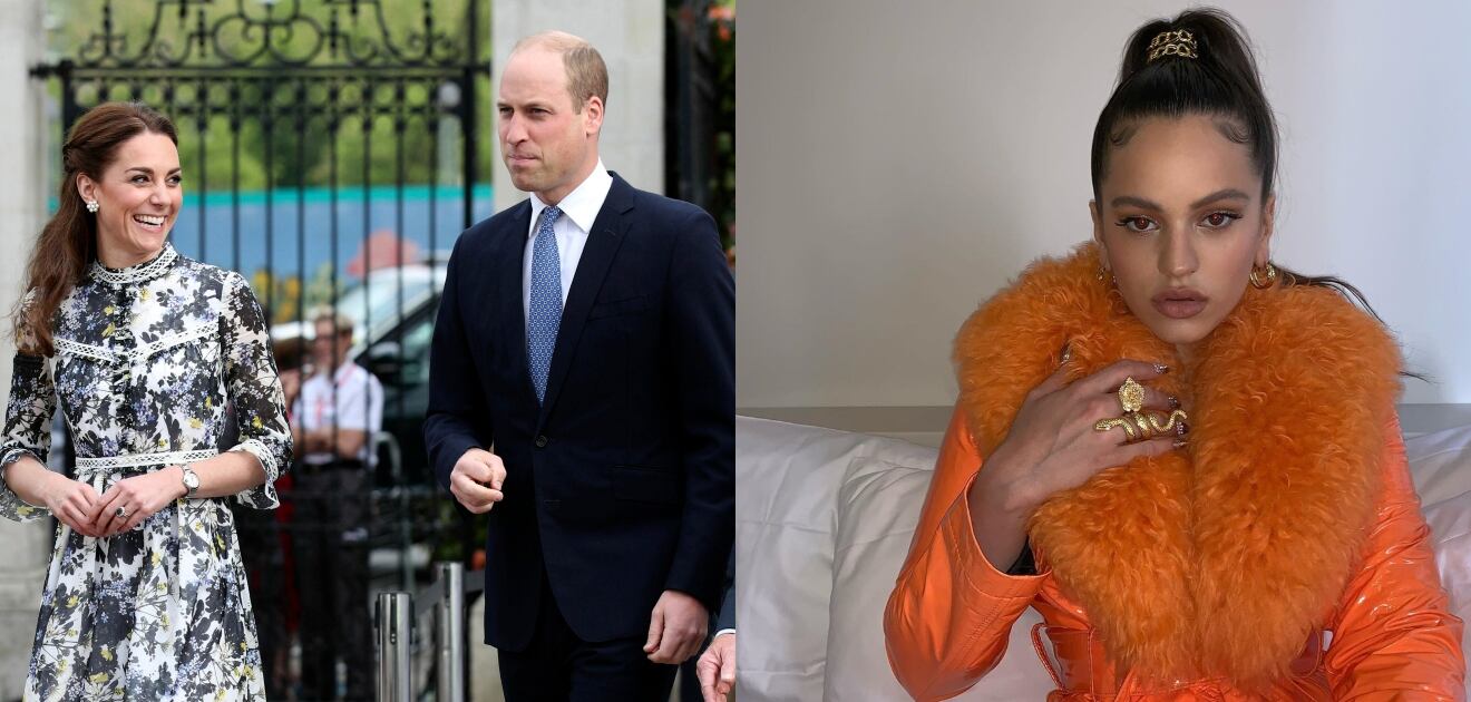 Kate Middleton y el príncipe William asistieron al concierto de Rosalía en Sicilia