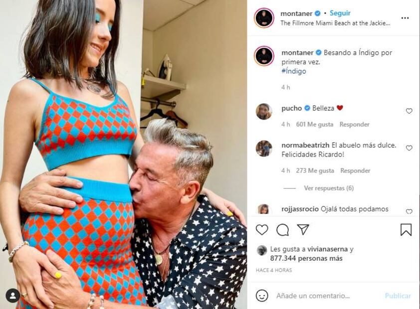 Evaluna Montaner luce su tierno embarazo en pleno concierto