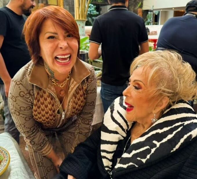 Alejandra Guzmán con doña Silvia Pinal, su mamá / Foto: Instagram