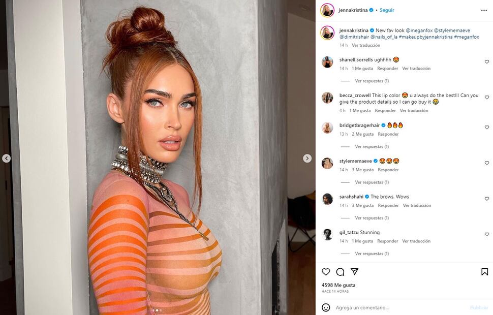 Megan Fox en un look muy veraniego / Instagram