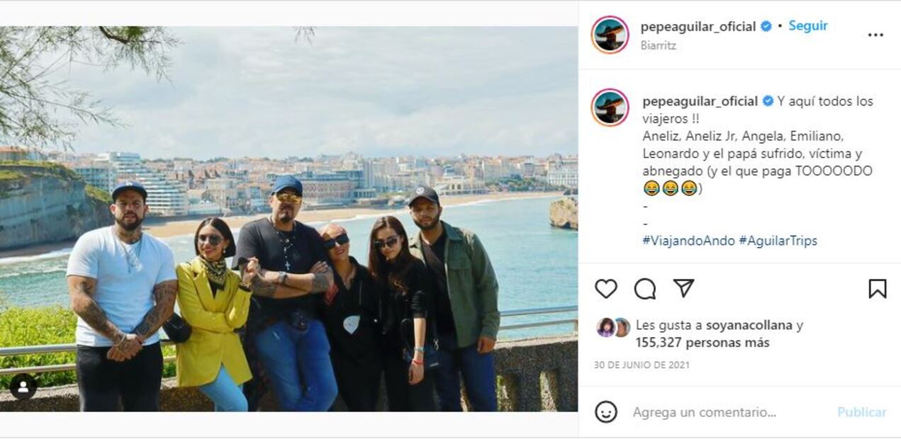 Publican foto del hijo de Pepe Aguilar con la hija del “Chapo” Guzmán