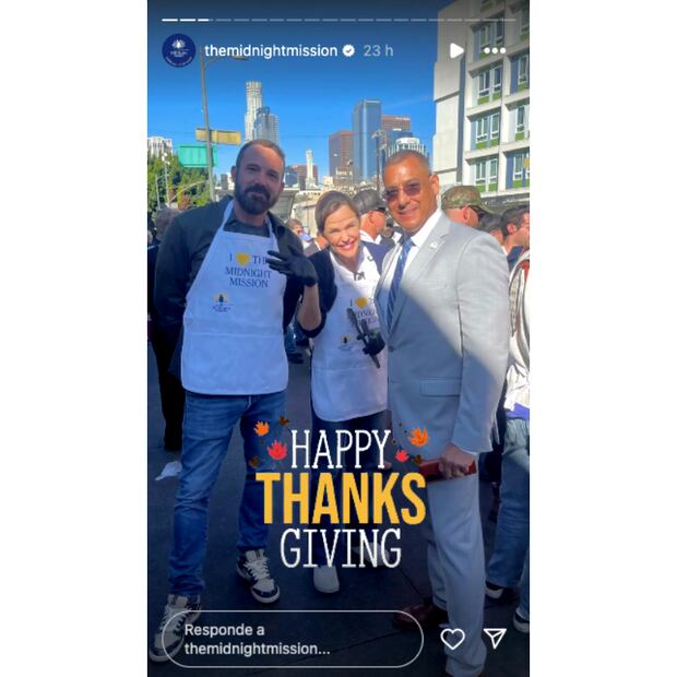 Ben Affleck junto a Jennifer Garner / Foto: Instagram