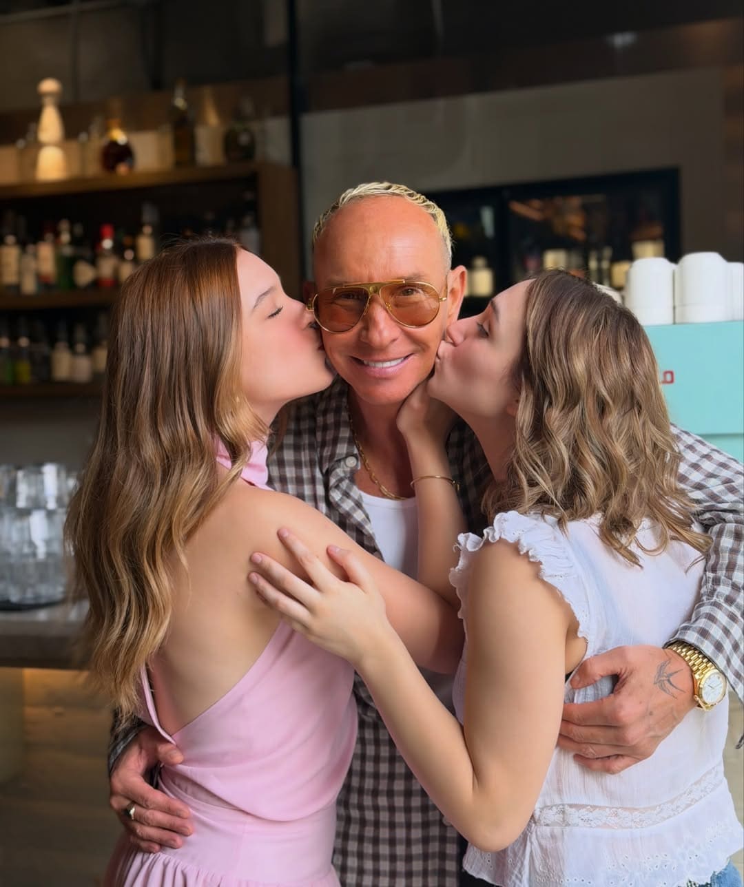 Mía Rubín, Erick Rubín y Nina Rubín. (Foto: Instagram)