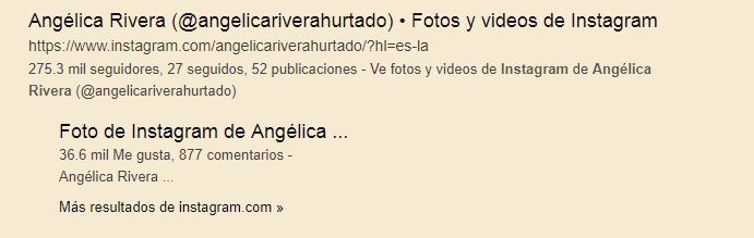 Angélica Rivera cierra su cuenta de Instagram