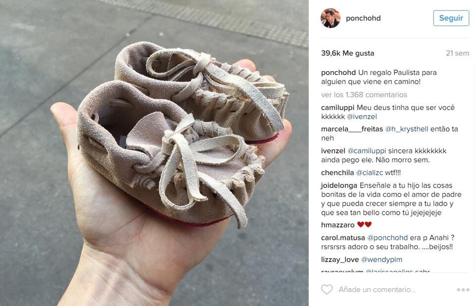 La primera fotografía del bebé de Alfonso Herrera