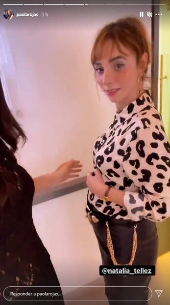 Natalia Téllez enseña su pancita de embarazo