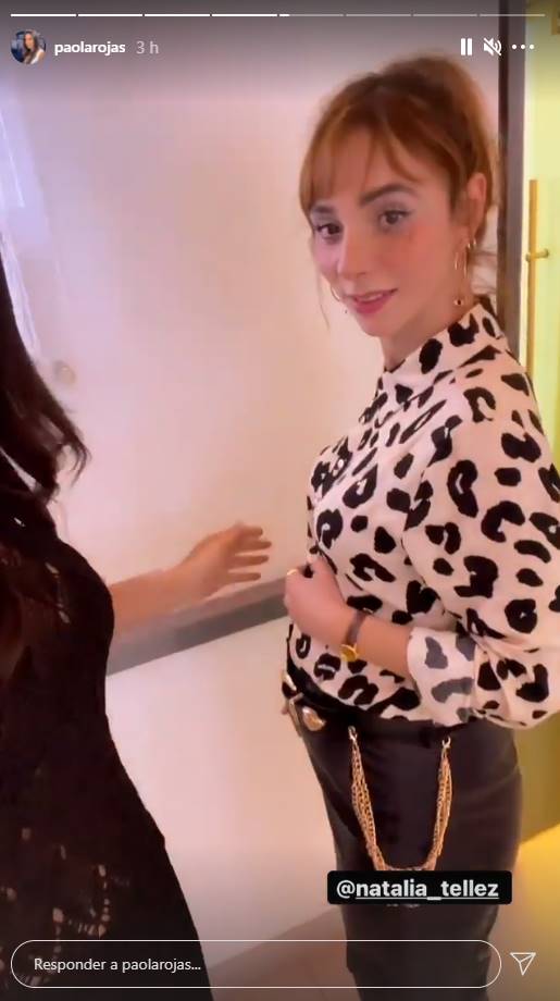 Natalia Téllez enseña su pancita de embarazo