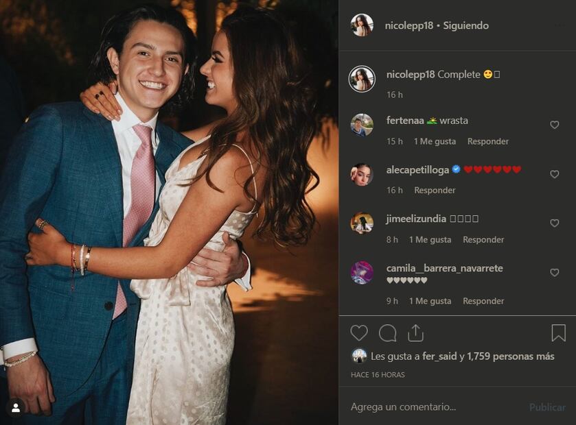 Nicole Peña y Alejandro Espinoza ya no esconden su amor 