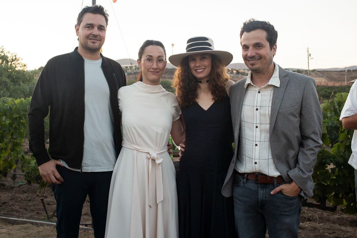 Eugenio Romero, Diana Mendoza,  Pamela Valencia y Fernando Pérez Castro. (Foto: Esteban Torreblanca)